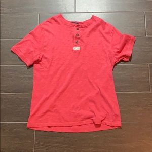 light red polo t shirt